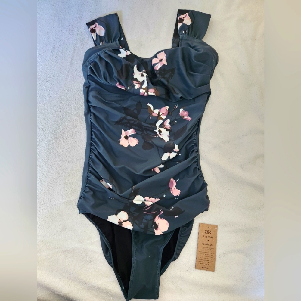 Albion Fit Victoria Off Shoulder Swimsuit